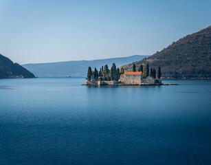 Saint George Island, Bay of Kotor, Montenegro