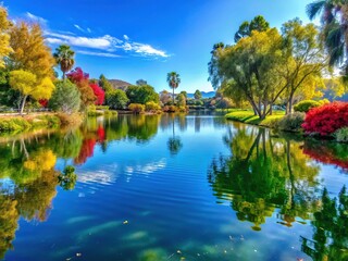 Serene San Marcos Lake, California - Stunning Scenery