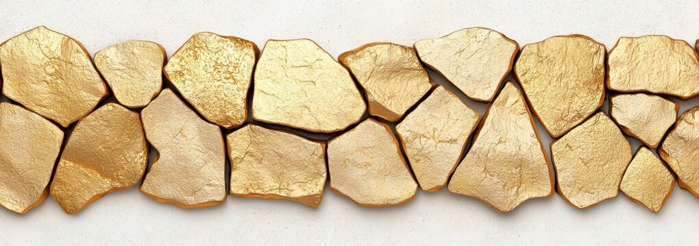 Golden Rock Mosaic Pattern