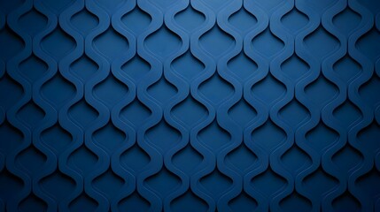 Fototapeta premium Elegant Blue Pattern with Curved Shapes and Textured Surface
