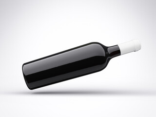 Wine bottle mockup