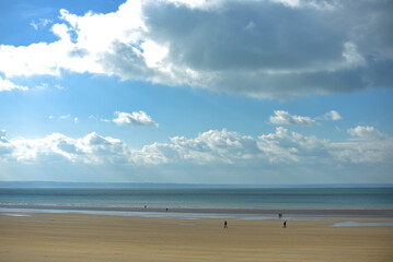 Pléneuf Val-André, Côtes-d'Armor, plage et promenade