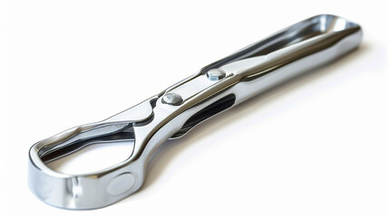 Obraz premium Can Opener on an isolated white background, object focused, png, stock image, hd quality