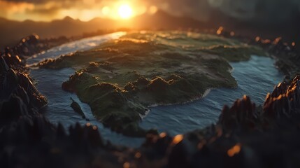 Luminous Earth: The Radiant Pulse of a Living Planet