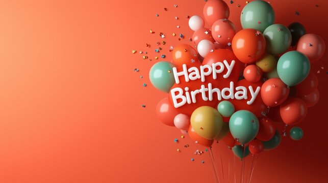 Colorful indoor birthday party with festive atmosphere and balloons