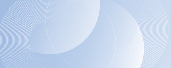 Abstract white and light blue color geometric shape and lines seamless pattern background design.