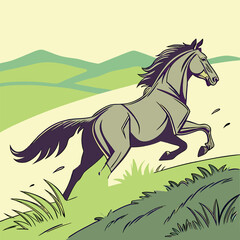 a-powerful-stallion-in-mid-gallop--dust-kicking-up 