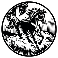 a-powerful-stallion-in-mid-gallop--dust-kicking-up 