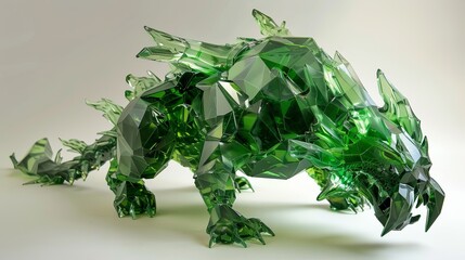 green resin monster.