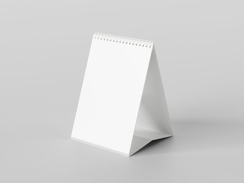 Table calendar mockup