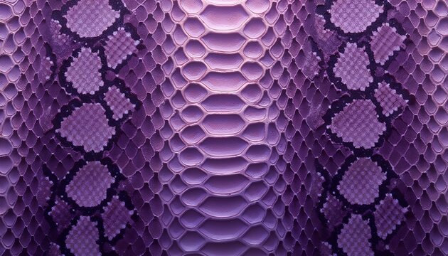 Purple snake skin texture close-up