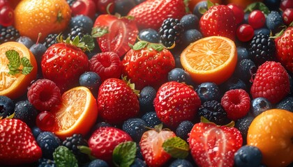 Obraz premium fruit background