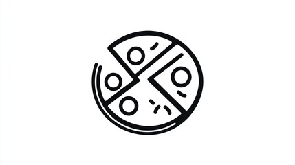 Pizza slices graphic design