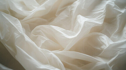 Obraz premium Thin paper fluttering in the breeze