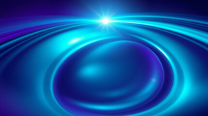 Abstract background with dynamic flowing waves of purple and blue, creating a vibrant and futuristic atmosphere, perfect for creative designs or digital art projects.