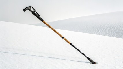Trekking Pole on White Background