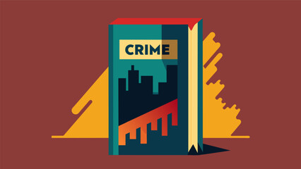 Using data analysis a publisher identifies a growing interest in true crime and releases a book in that genre that becomes a bestseller.. Vector illustration
