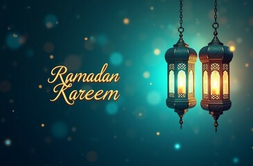 Ramadan Kareem Background. Ramadan Mubarak Greeting card, invitation for Muslim community