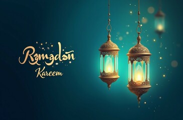 Ramadan Kareem Background. Ramadan Mubarak Greeting card, invitation for Muslim community