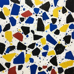 Colorful mosaic tile pattern