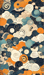 wallpaper or carpet, pastel pattern illustrator