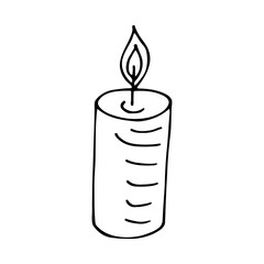 Halloween illustration in hand draw style. Element of your design