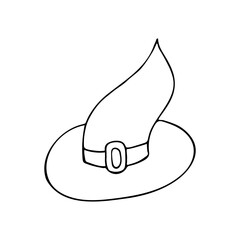 Halloween illustration in hand draw style. Element of your design