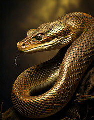 Fototapeta premium Close up of a snake