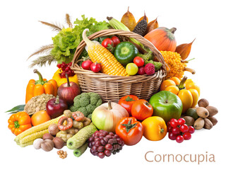 fruits and vegetables in basket