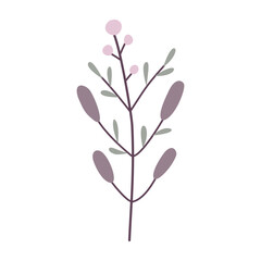 Flower. Cute illustration, vector, color, simple.
