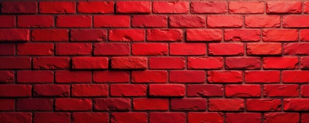 Fototapeta premium Seamless red brick pattern, perfect for backgrounds, weathered, bricks