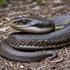 Fototapeta premium Stunning high resolution photos of snakes, grace and beauty of nature.Atmospheric moment