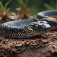 Fototapeta premium Stunning high resolution photos of snakes, grace and beauty of nature.Atmospheric moment
