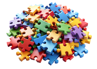 jigsaw puzzle with missing piece