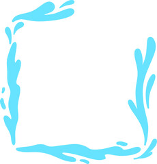 Water Square Frame