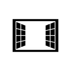 window icon, simple flat style, logo template sign symbol vector illustration pictogram, for ui or ux isolated on white for mobile app, editable