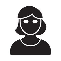 Female User Icons set. Editable vector icon. Perfect for web and app interfaces, presentations, info graphics, etc.
