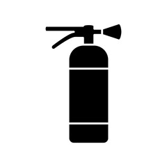 fire extinguisher icon, simple flat style, illustration, logo sign symbol pictogram template, for ui or ux isolated on white for mobile app, editable