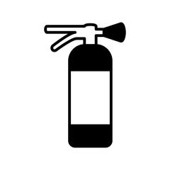 fire extinguisher icon, simple flat style, illustration, logo sign symbol pictogram template, for ui or ux isolated on white for mobile app, editable