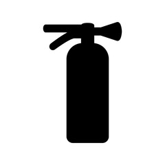 fire extinguisher icon, simple flat style, illustration, logo sign symbol pictogram template, for ui or ux isolated on white for mobile app, editable