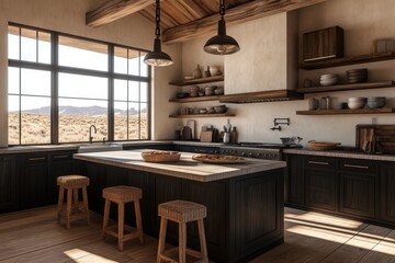modern kitchen interior