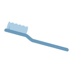 toothbrush icon, simple flat style, logo template sign symbol vector illustration pictogram, for ui or ux isolated on white for mobile app, editable