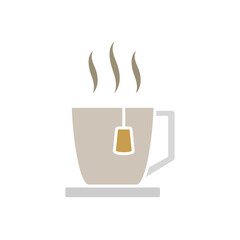 tea icon, simple flat style, illustration, logo sign symbol pictogram template, for ui or ux isolated on white for mobile app, editable