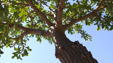 Quercus suber, commonly called the cork oak, is a medium-sized, evergreen oak tree.