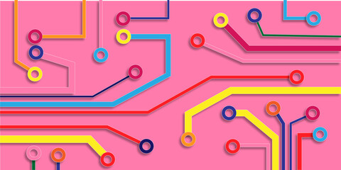 Harmony of Color and Form in Technoart Design