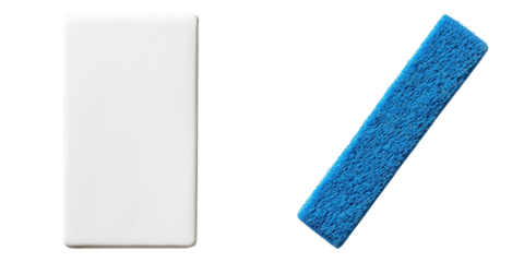 Visionary entrepreneurs brainstorming, Whiteboard eraser and cleaning pad for removing outdated ideas