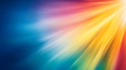 Vibrant and colorful light rays blend seamlessly, creating a stunning abstract background for digital designs and artistic projects.
