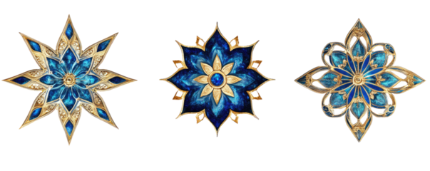 Decorative Star on transparent background