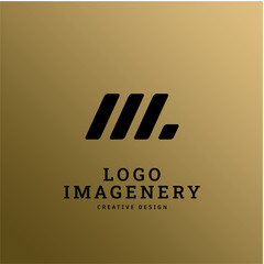 Naklejka premium Letter A Logo Vector for Bussines or Branding, Luxury black, Minimal Style design for corporate sign. Initial A logo design template on gold background.