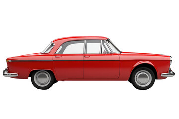 red car on transparent background